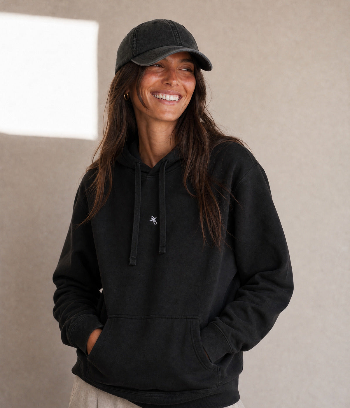 ASTRO HOODIE. on model