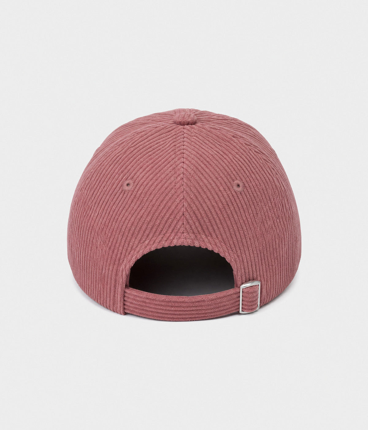NY CORDUROY. corduroy cap in DUSTY PINK, back view