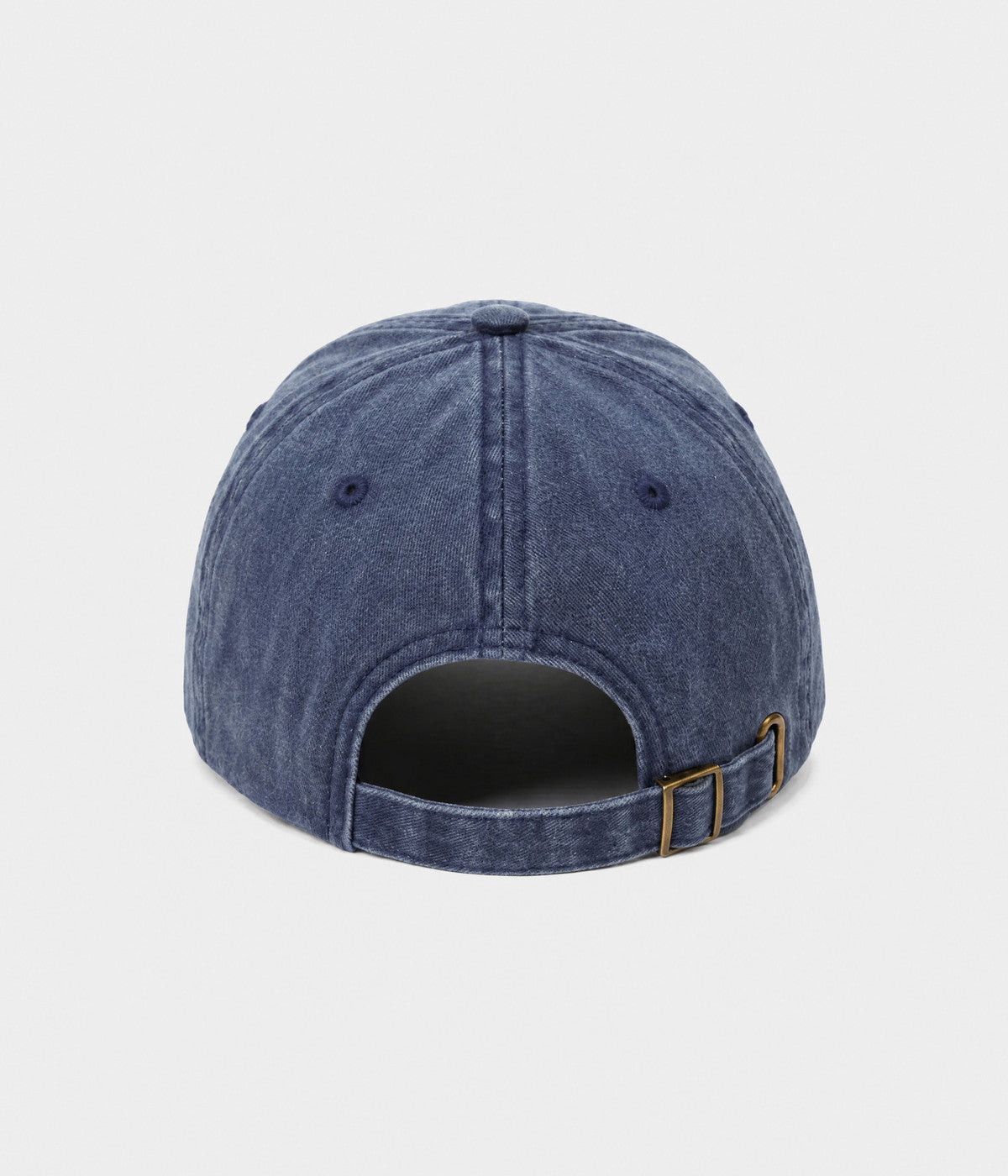 FAITH. washed cotton cap in NAVY, back view
