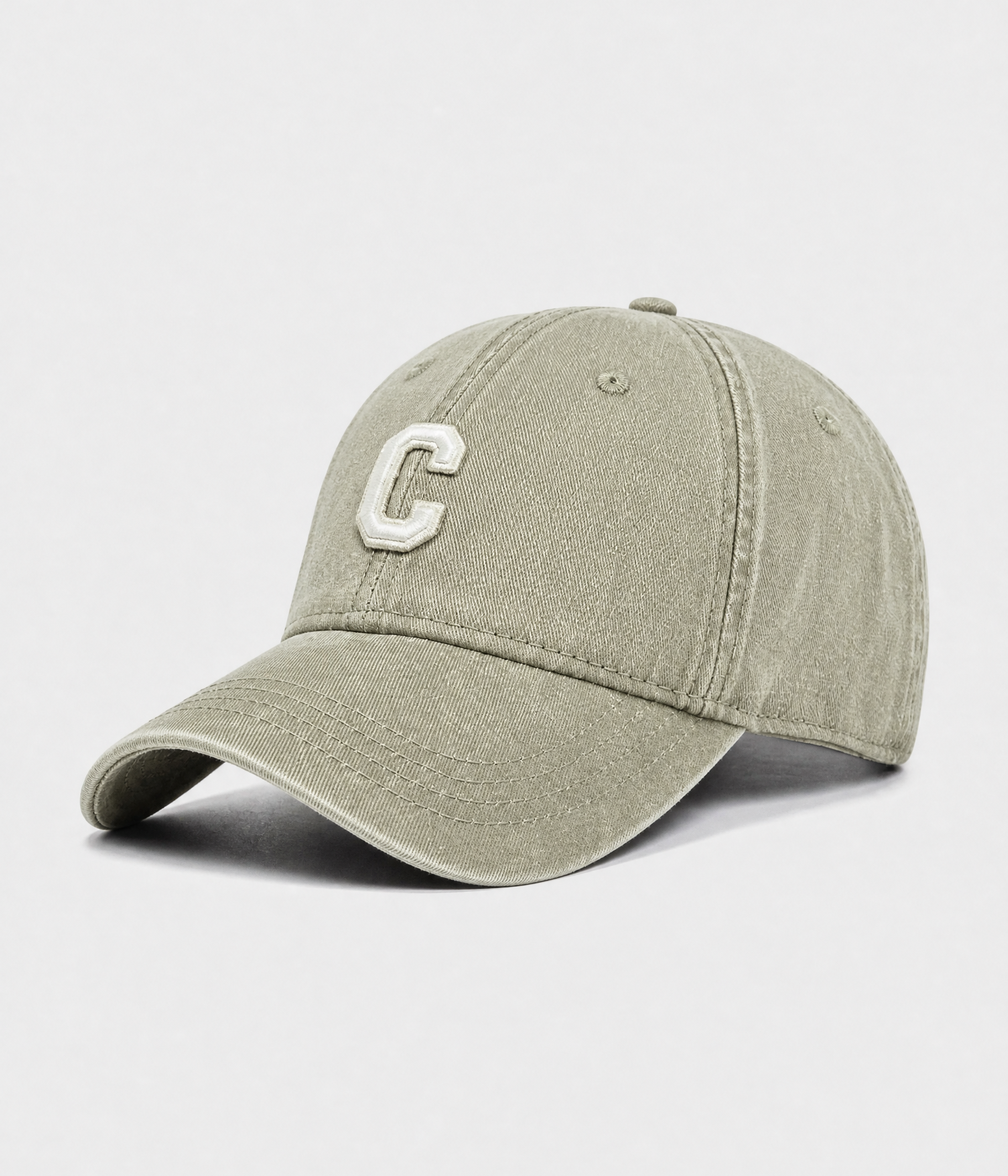 VARSITY C. khaki side