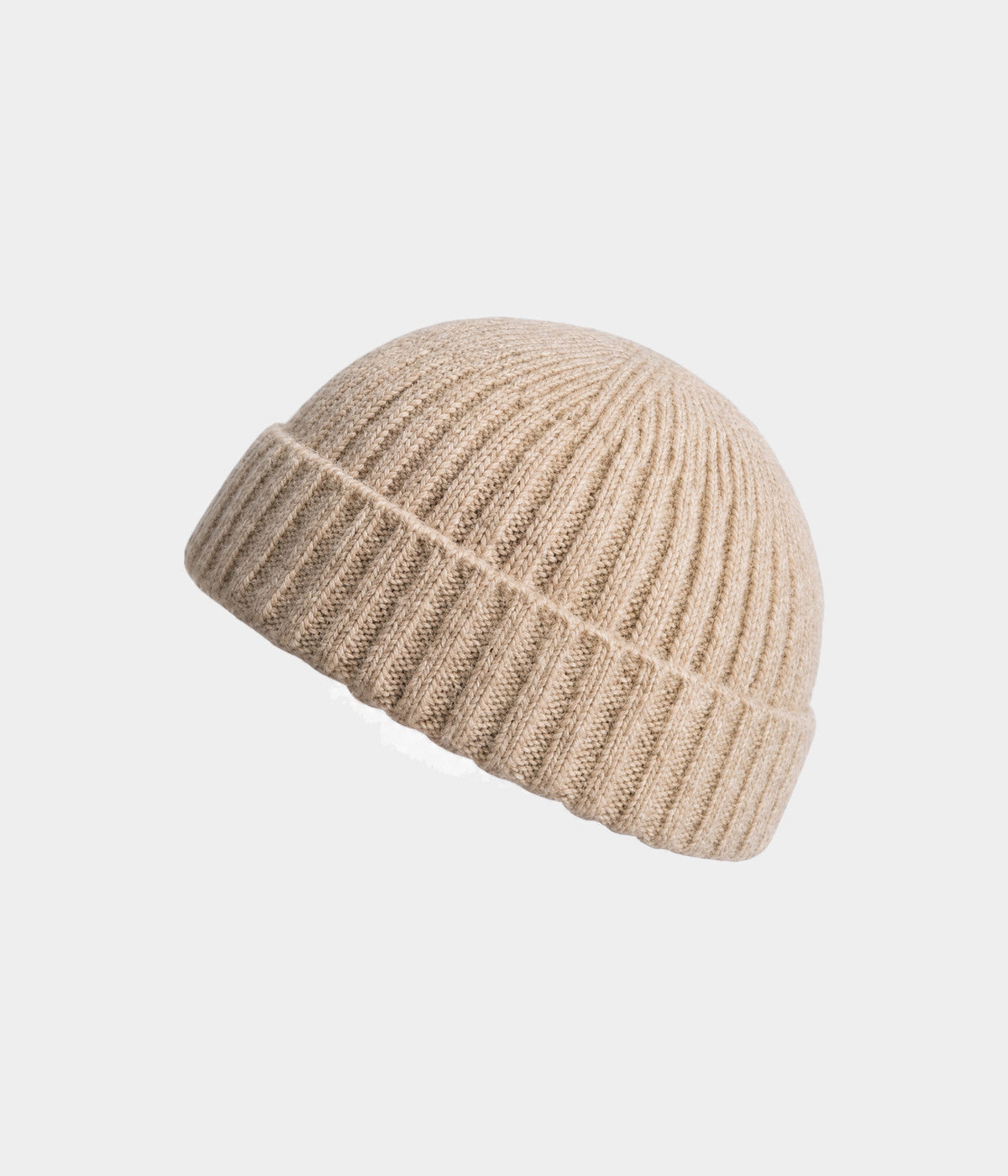 WOOL FISHERMAN BEANIE.-CAPS