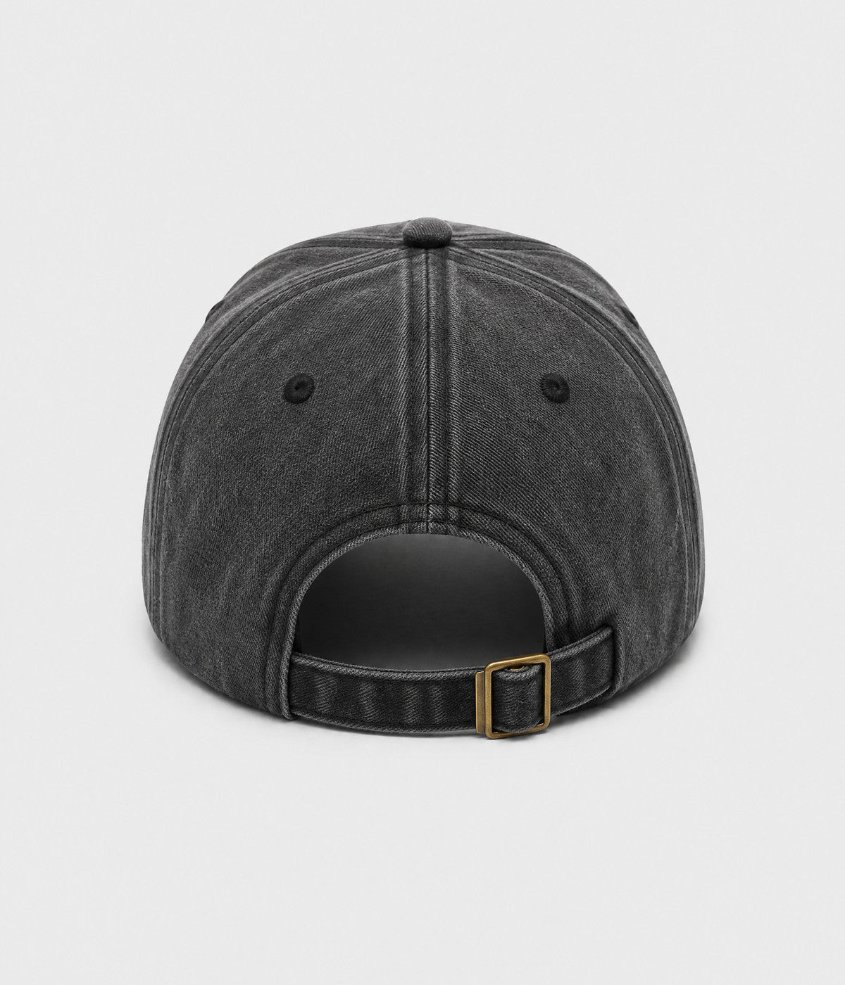 SUPPORT DAY DRINKING. washed cotton cap in BLACK, back view