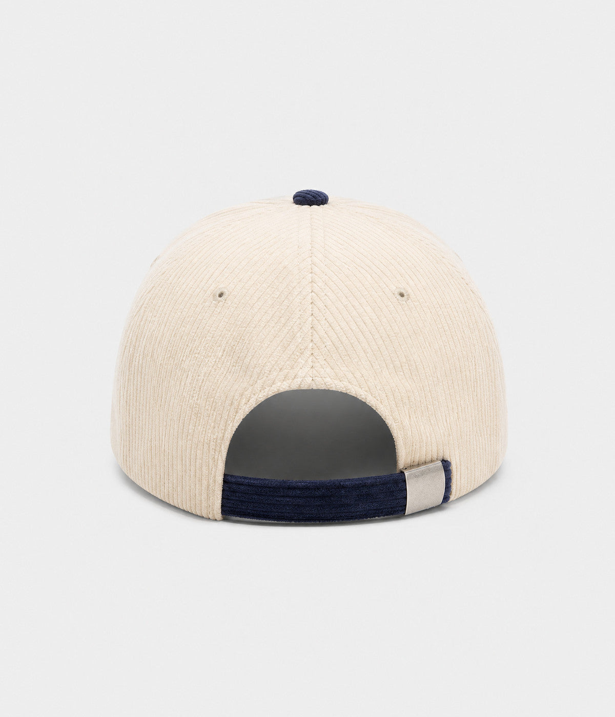 WONDER. corduroy cap in NAVY, back view