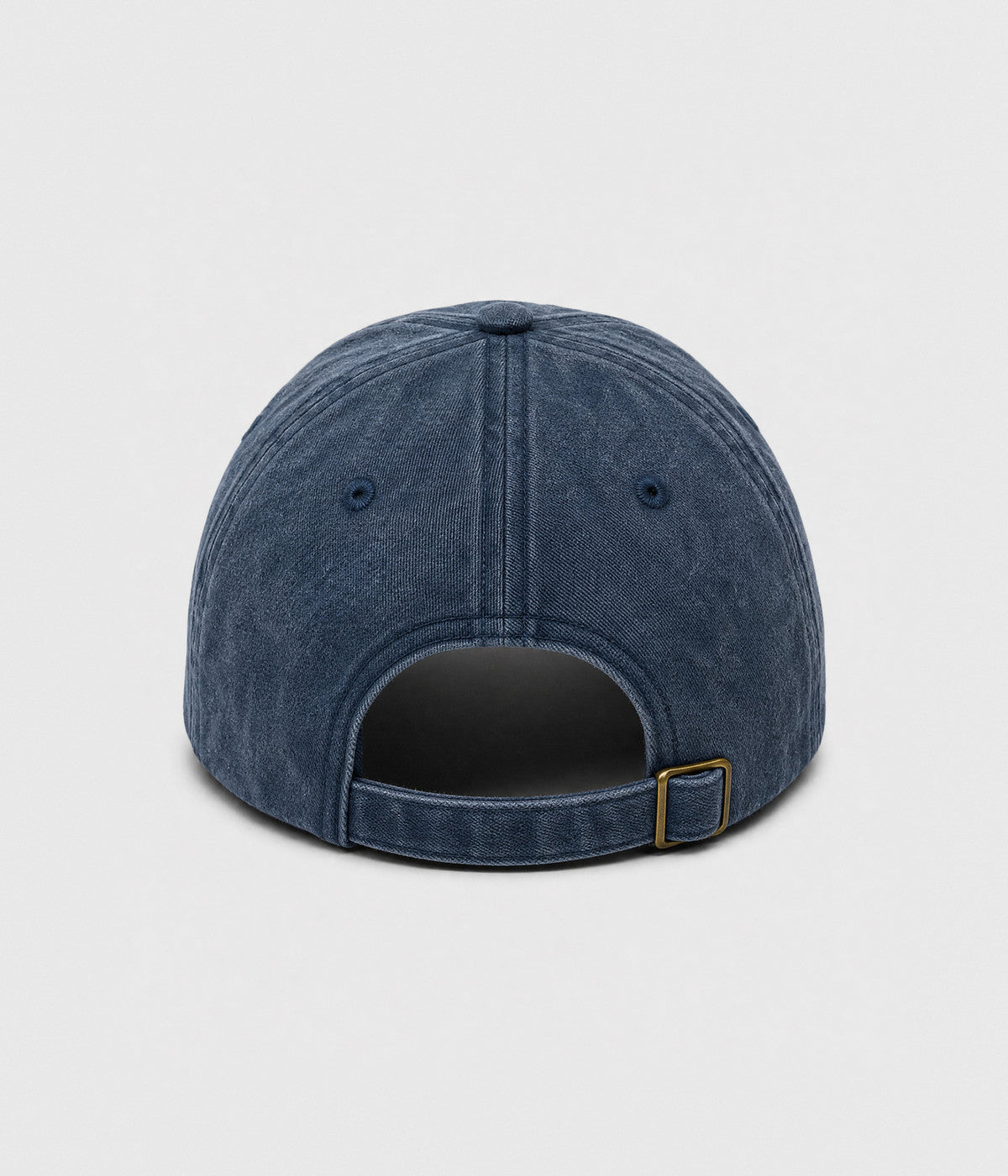 SUPPORT DAY DRINKING. washed cotton cap in NAVY, back view