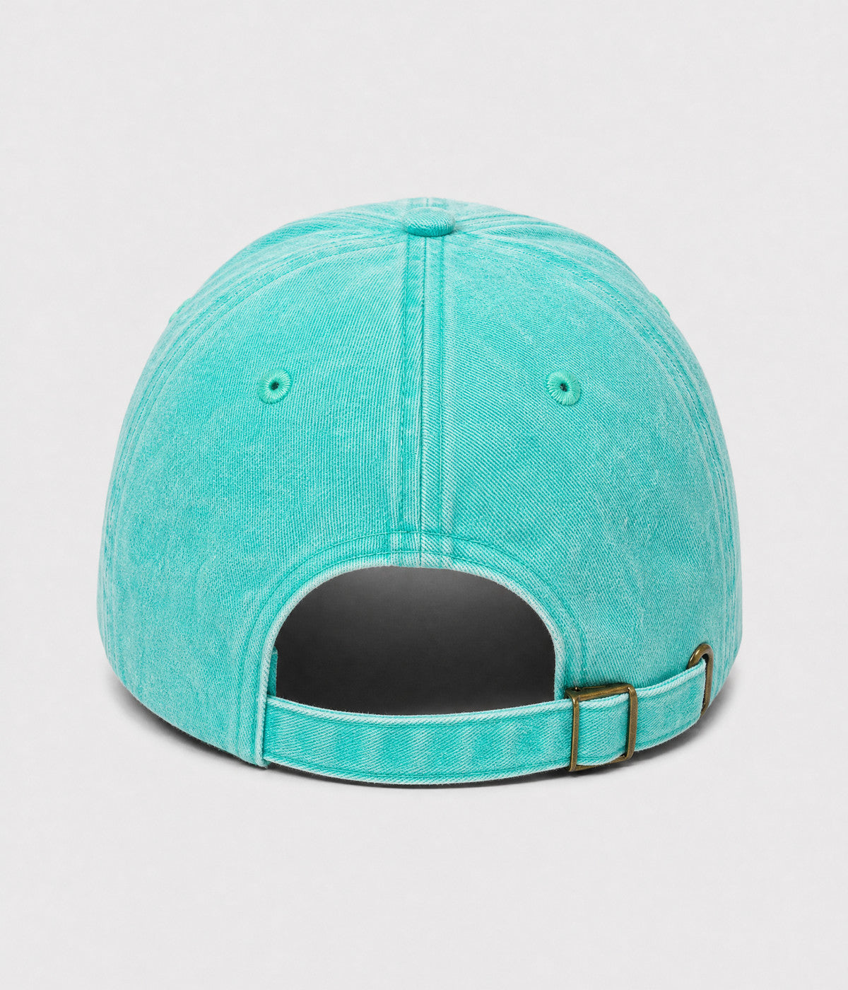 I'M LITERALLY JUST A GIRL. washed cotton cap in GREEN, back view