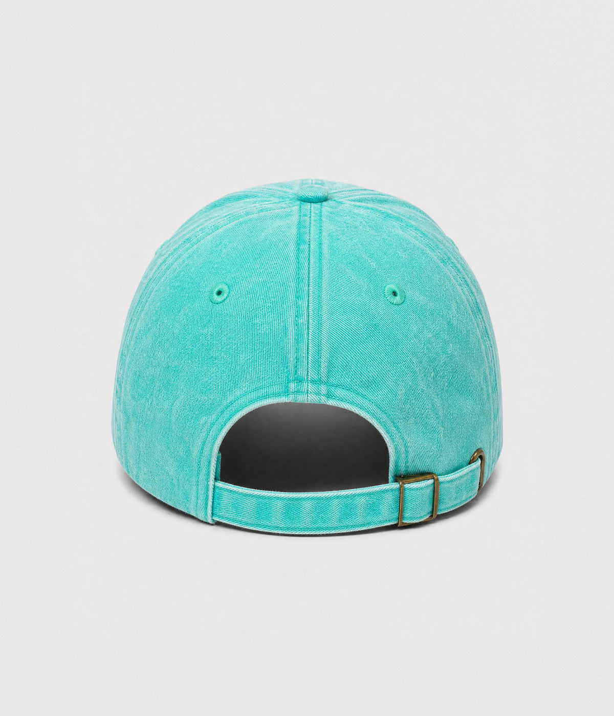 I'M LITERALLY JUST A GIRL. washed cotton cap in GREEN, back view