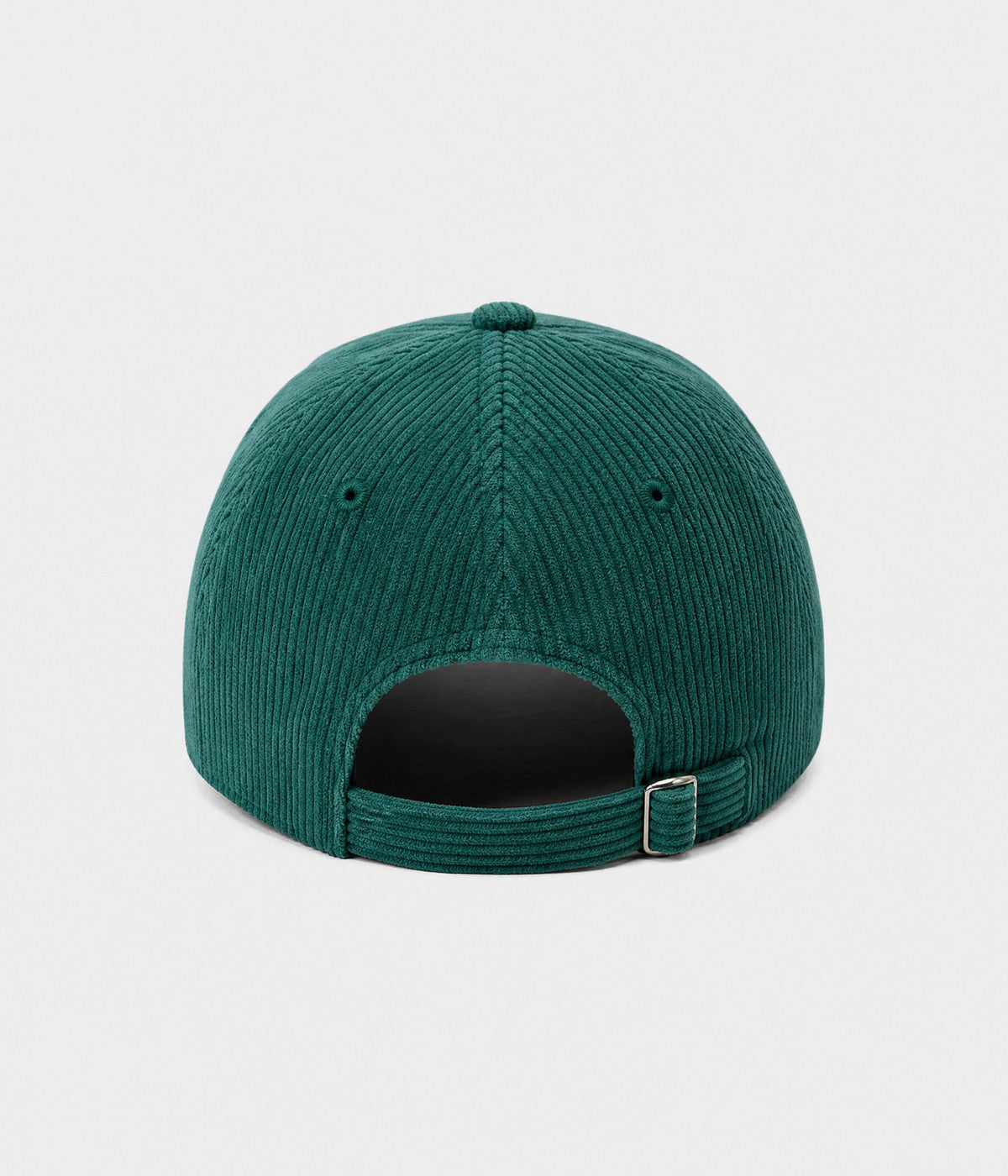 CALIFORNIA CORDUROY. corduroy cap in GREEN, back view
