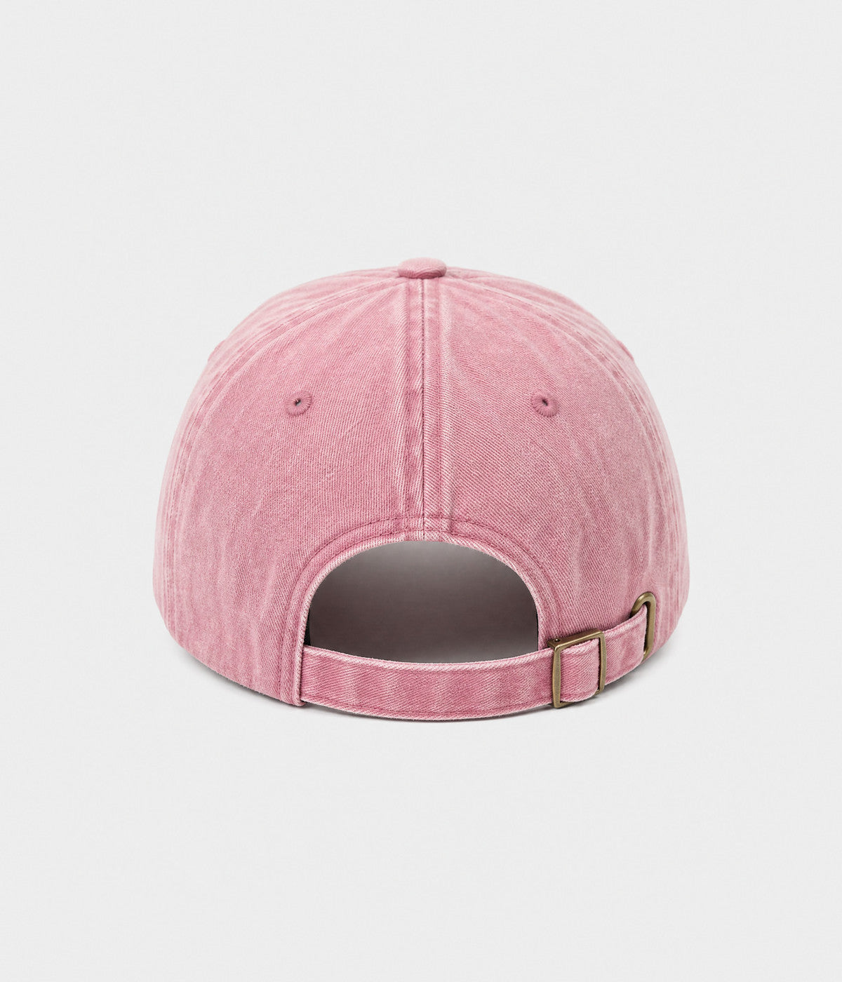 SPICY. washed cotton dad cap in PINK, back view