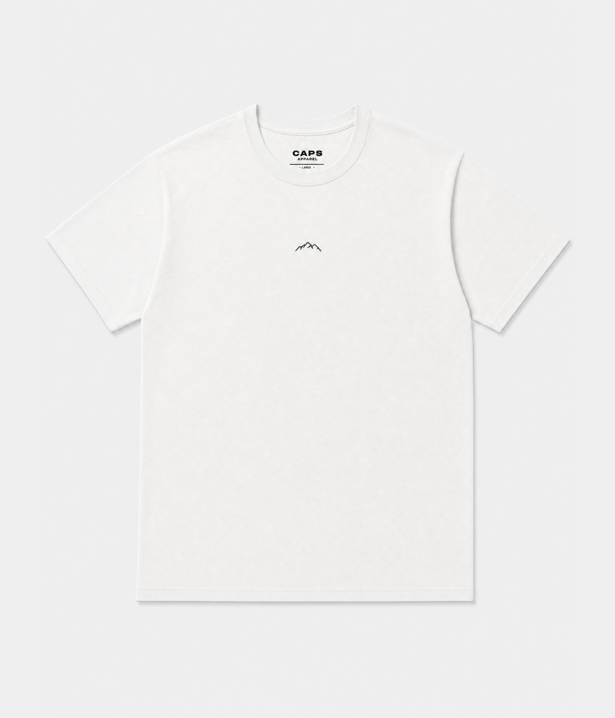 MOUNTAINS TEE.-CAPS