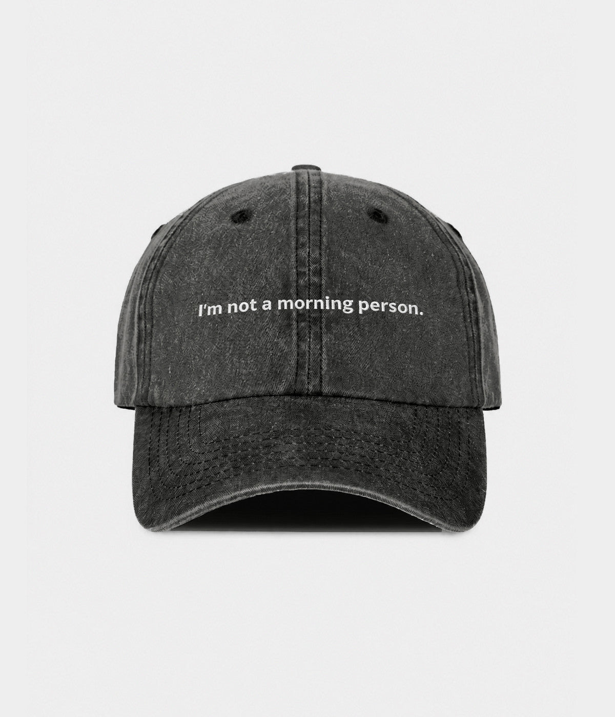 NOT A MORNING PERSON.-CAPS