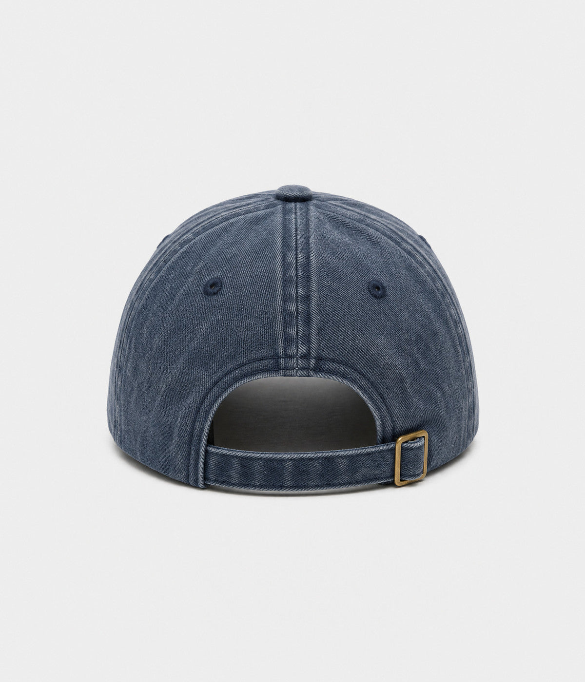 SPICY. washed cotton dad cap in NAVY, back view