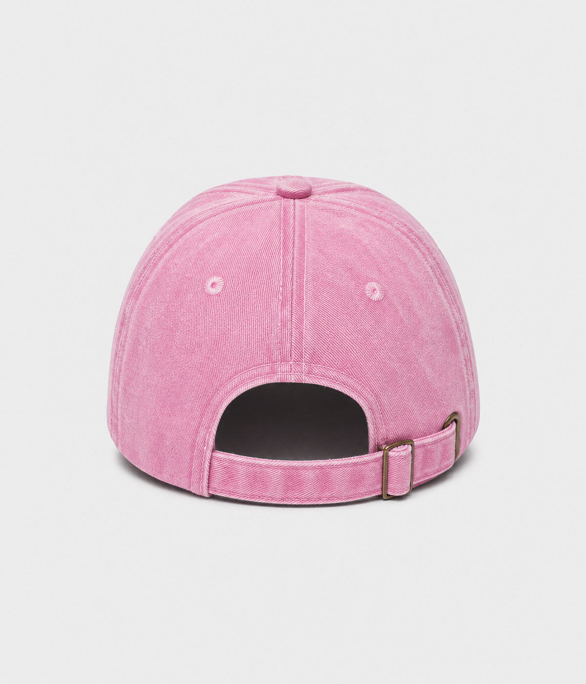 I'M LITERALLY JUST A GIRL. washed cotton cap in PINK, back view