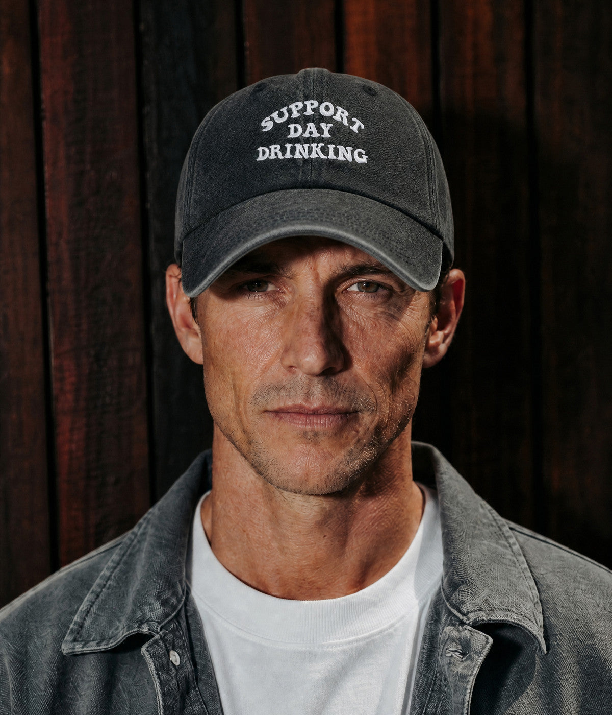 SUPPORT DAY DRINKING. — BLACK worn