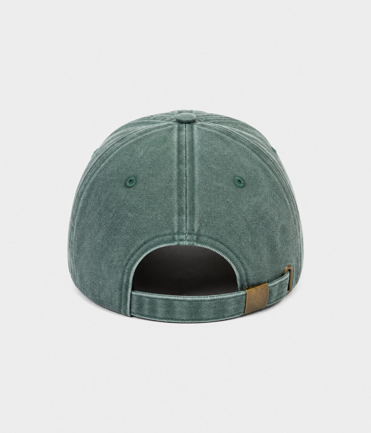 BROOKLYN 1947. washed cotton cap in GREEN, back view