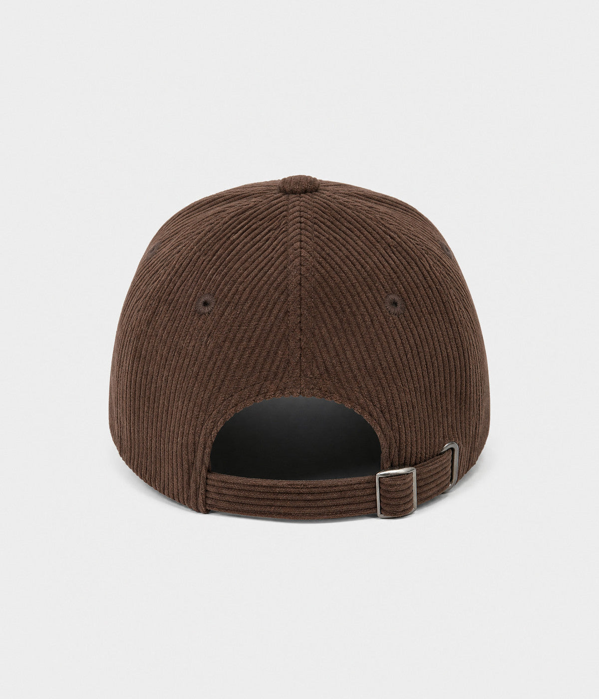 NY CORDUROY. corduroy cap in BROWN, back view