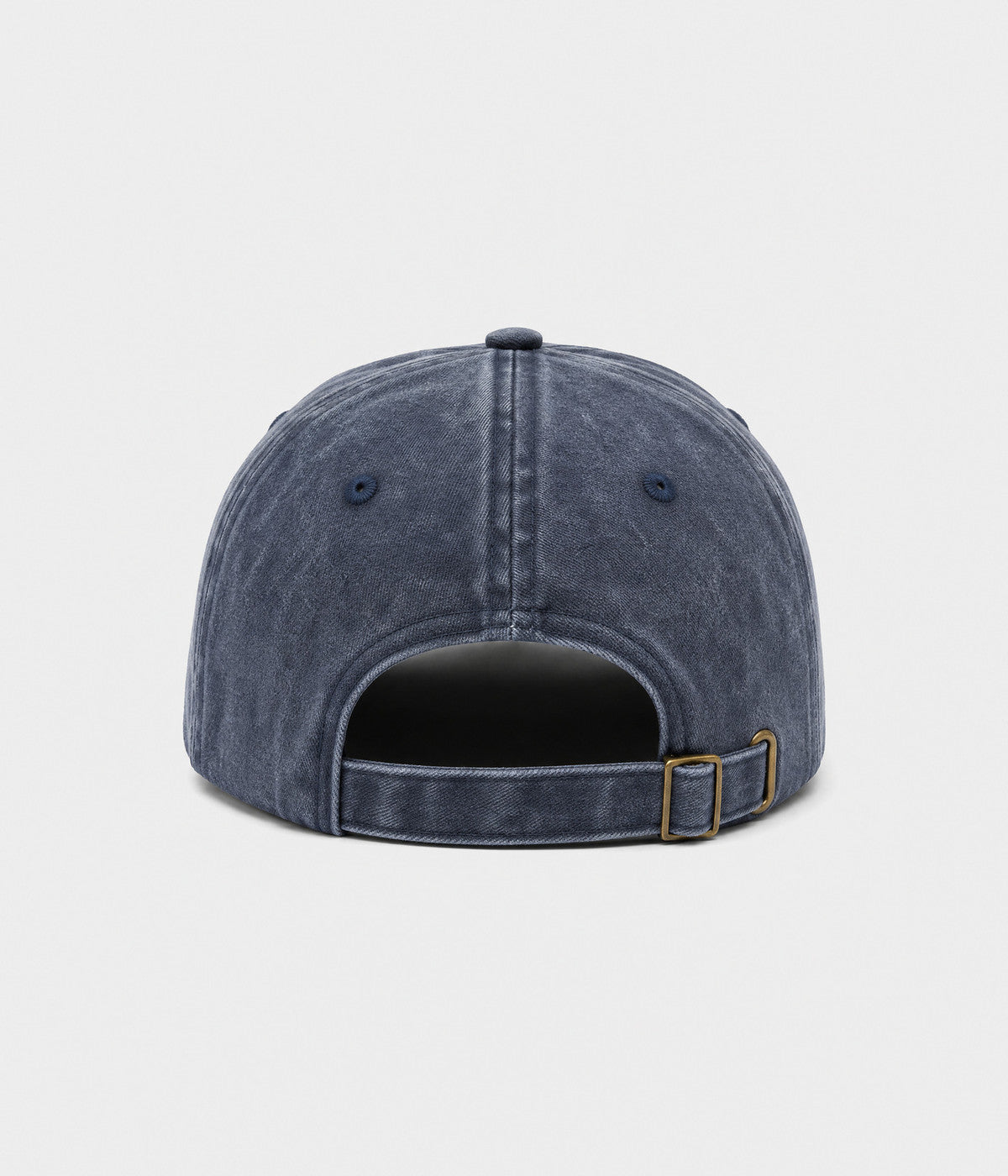 NOPE, NOT TODAY. washed cotton cap in NAVY, back view