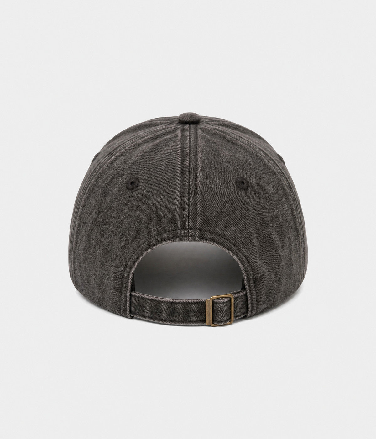 GOD IS GOOD. washed cotton cap in coffee, back view