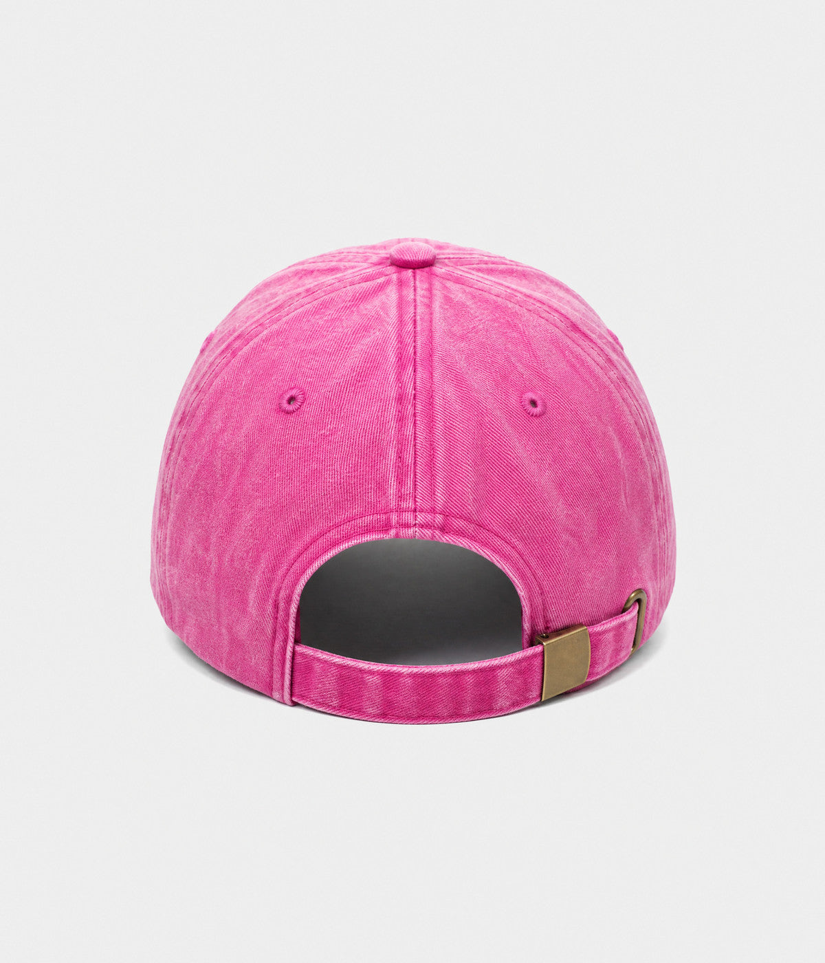 WASHED MOM EST 2026. washed cotton dad cap in ROSE, back view