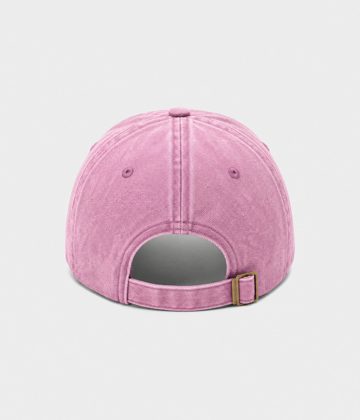 FAITH CROSS. washed cotton cap in PINK, back view