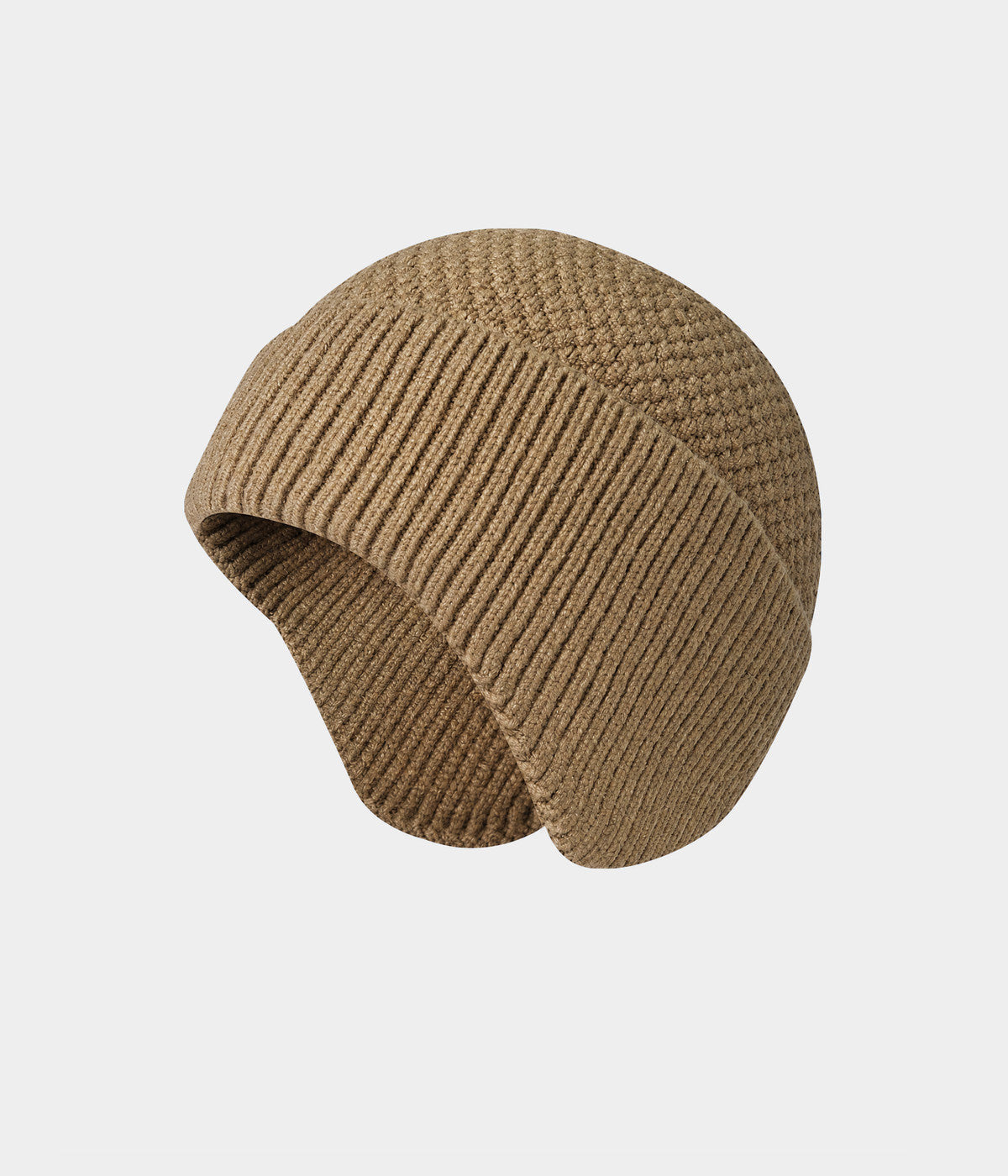 PATTERNED EARMUFF BEANIE.-CAPS