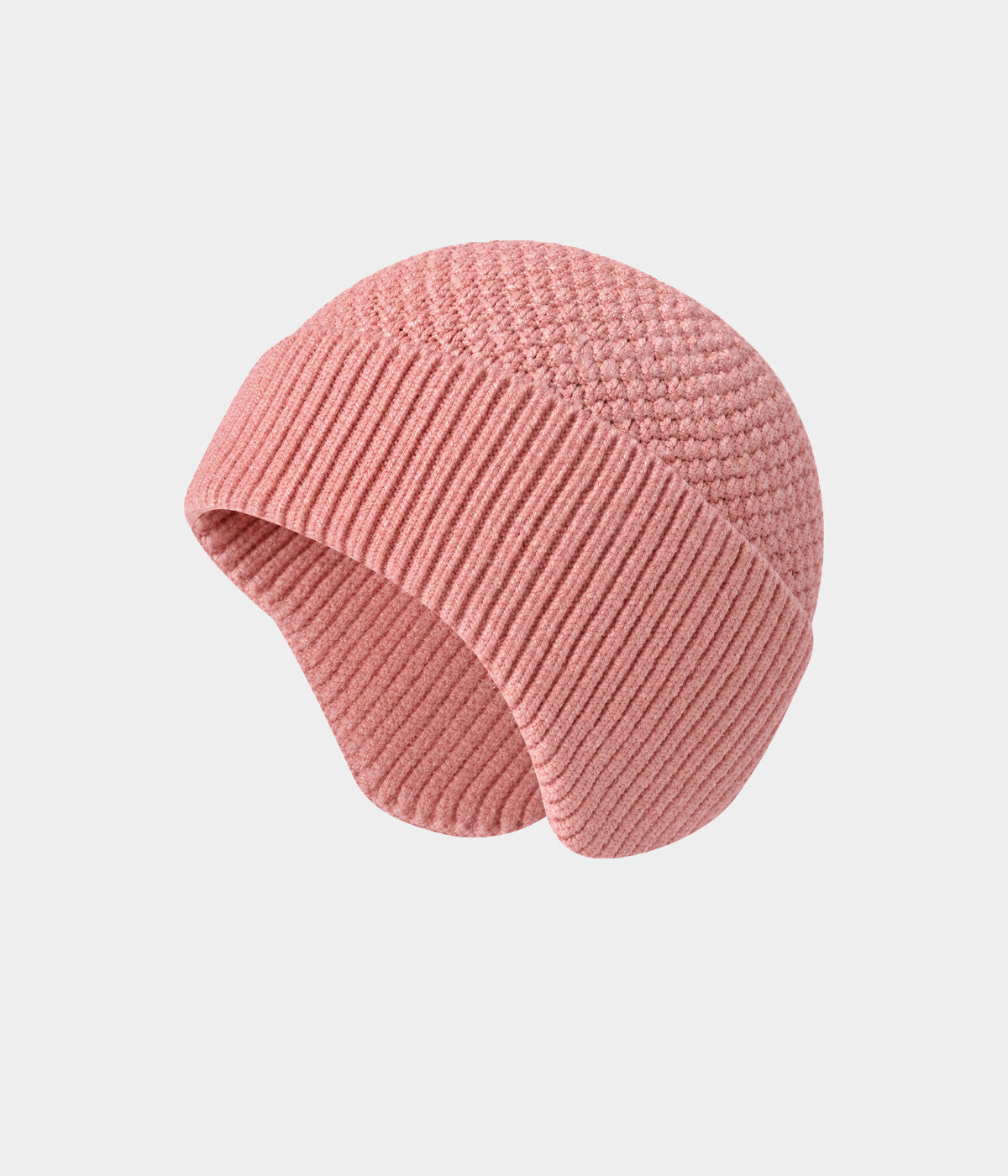 PATTERNED EARMUFF BEANIE.-CAPS
