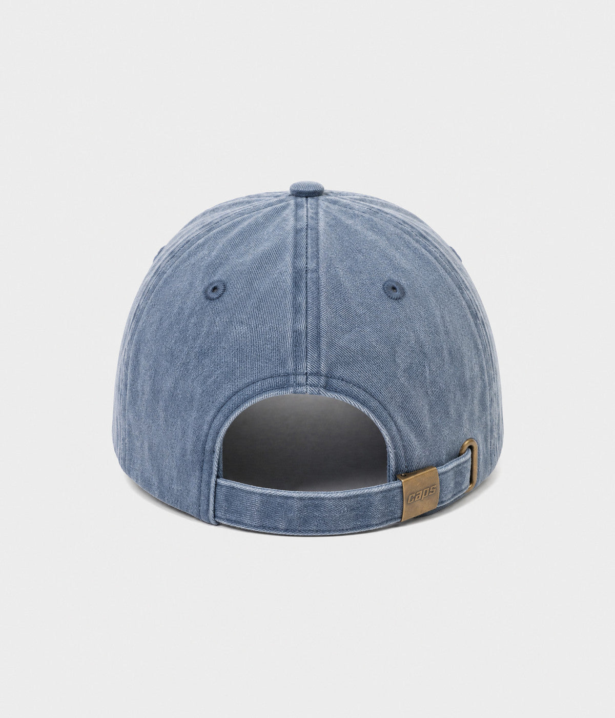 WASHED GIRLIE. washed cotton dad cap in NAVY, back view