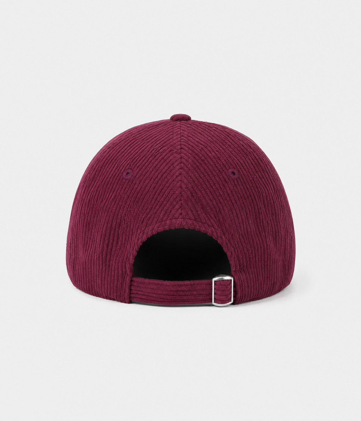 NY CORDUROY. corduroy cap in BURGUNDY, back view