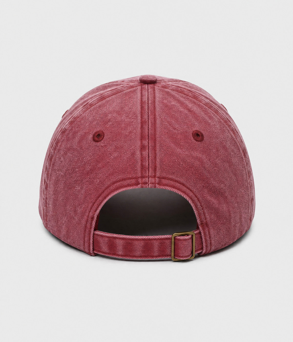 SUPPORT DAY DRINKING. washed cotton cap in RED, back view