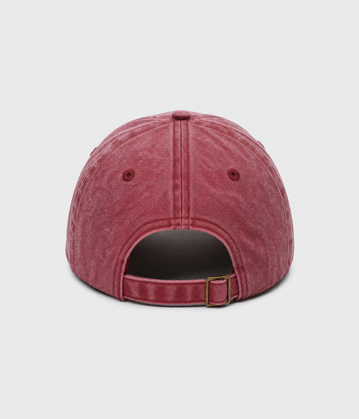 SUPPORT DAY DRINKING. washed cotton cap in RED, back view