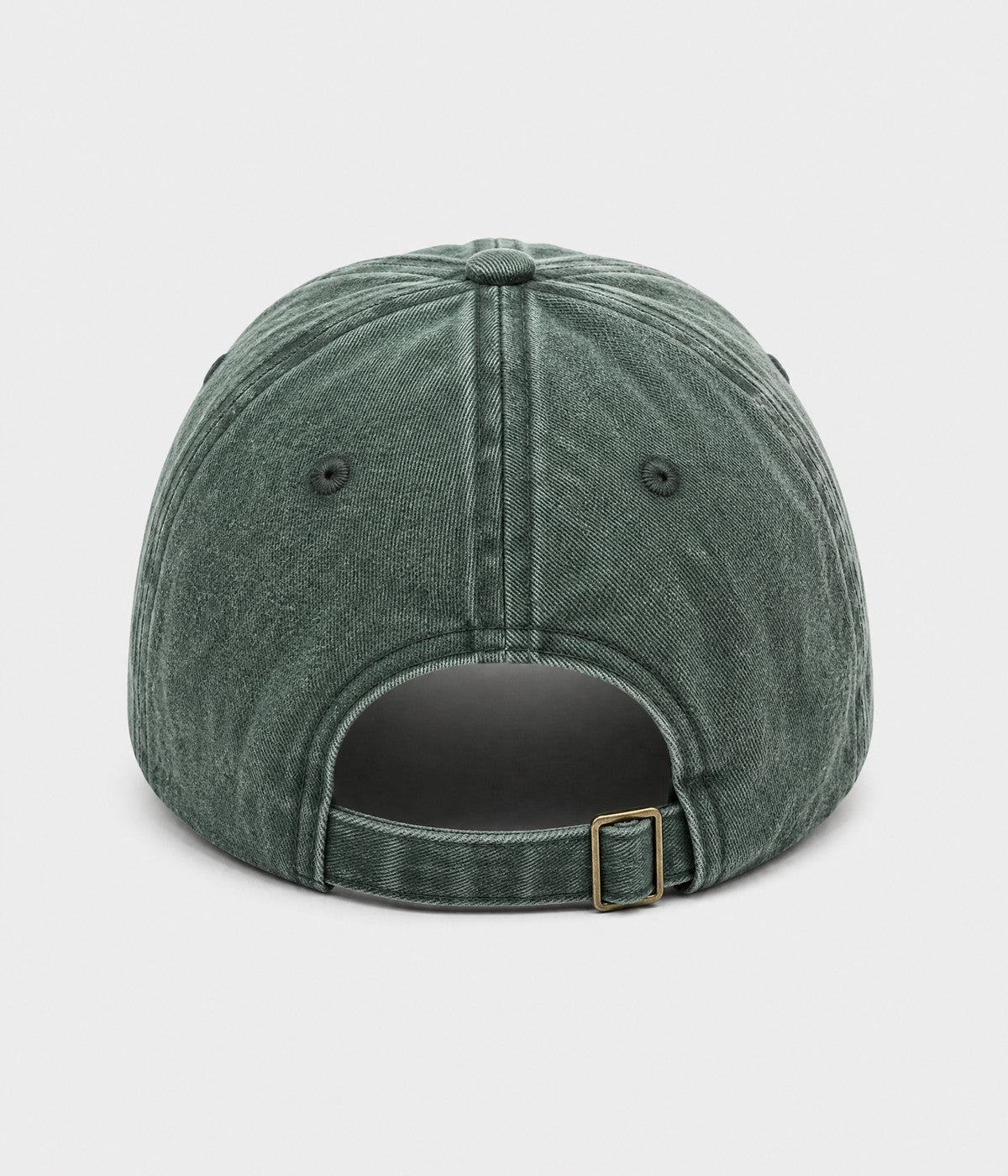 SPICY. washed cotton dad cap in GREEN, back view