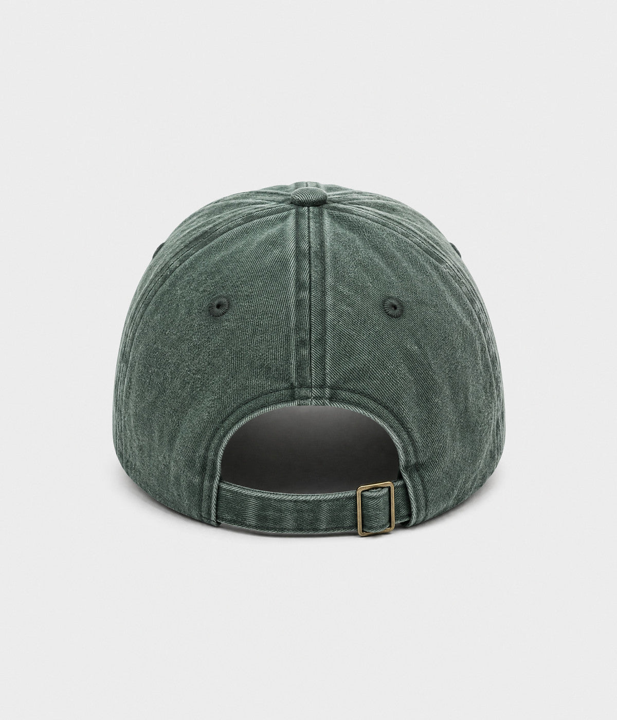 SPICY. washed cotton dad cap in GREEN, back view