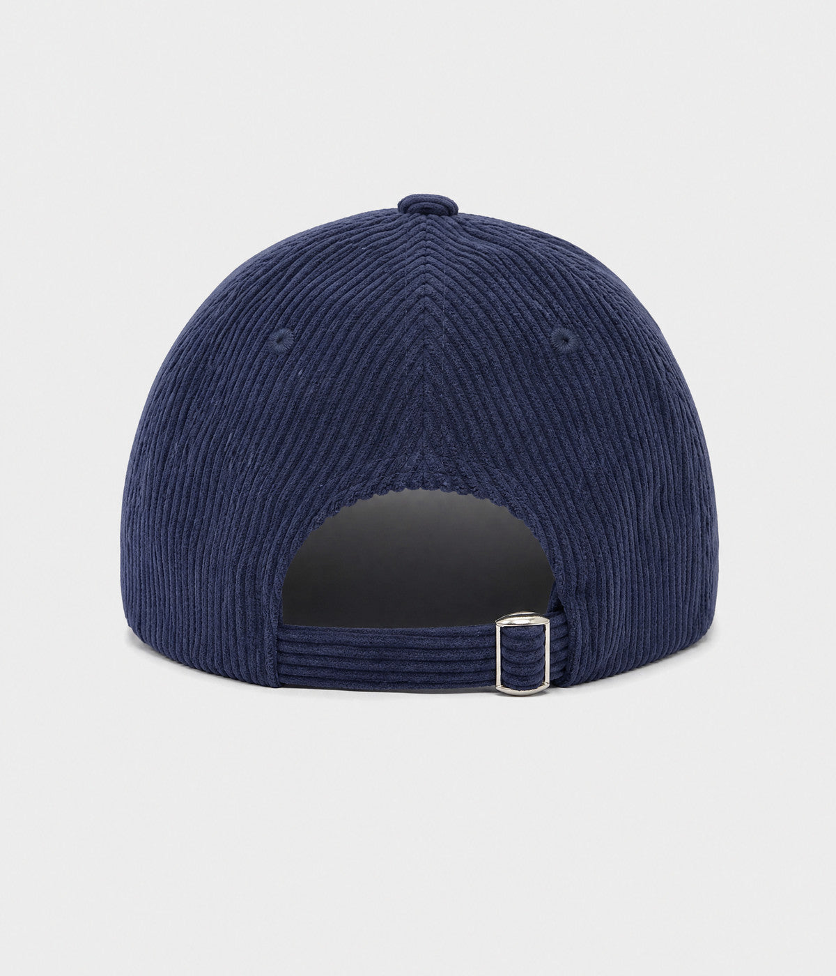 NY CORDUROY. corduroy cap in NAVY, back view