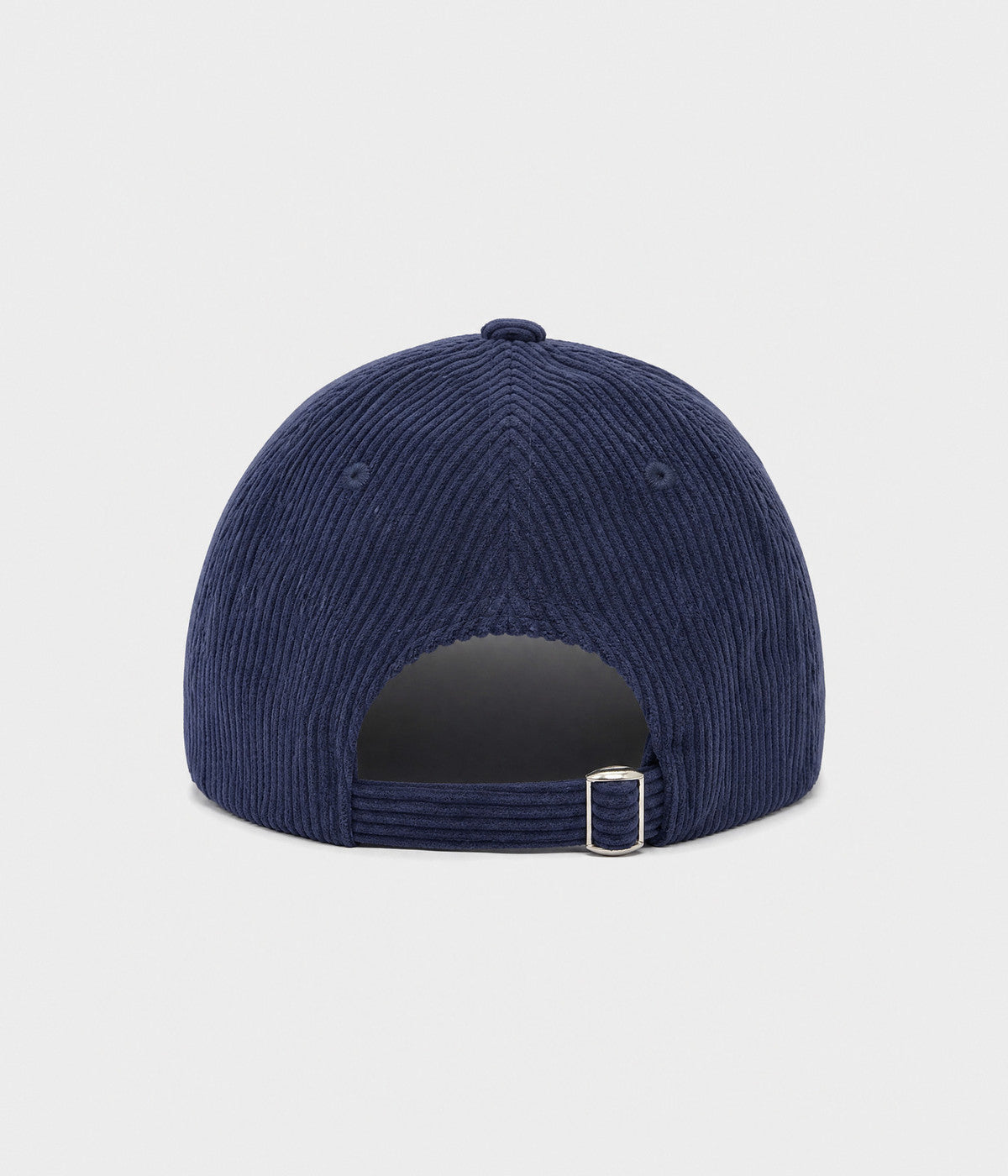 NY CORDUROY. corduroy cap in NAVY, back view