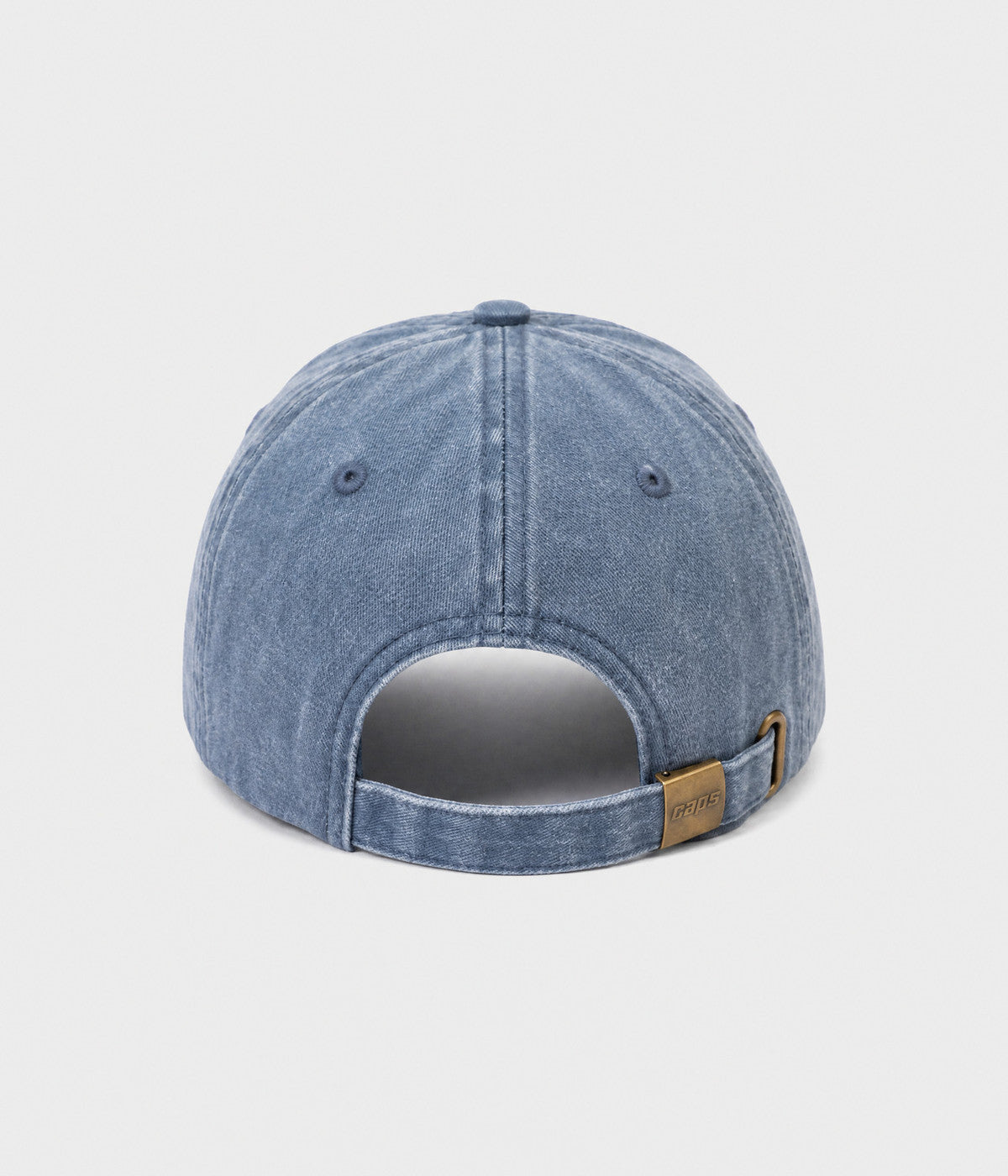 WASHED PAPA. washed cotton dad cap in NAVY, back view