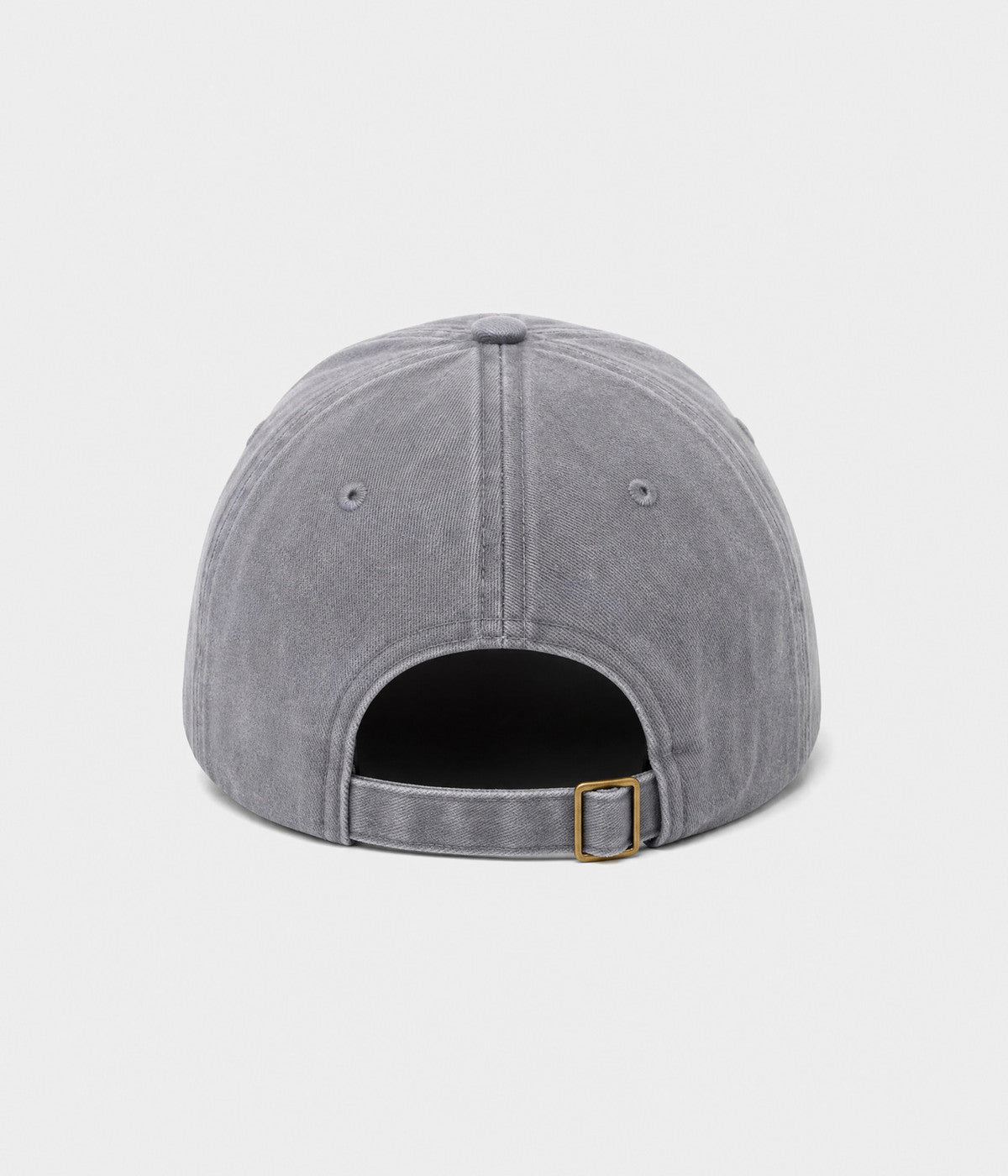 MILANO. washed cotton dad cap in GREY, back view