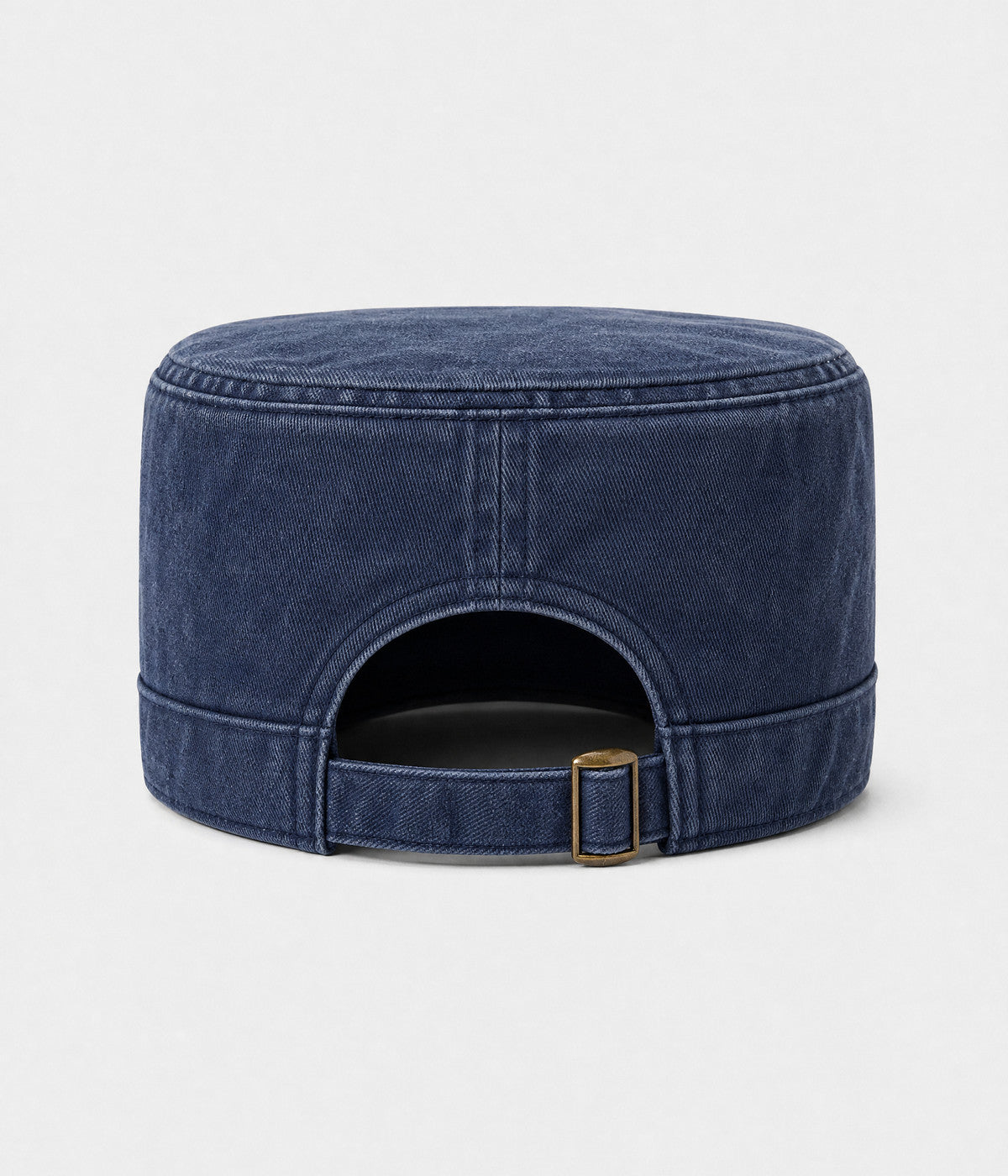 WASHED CADET. washed cotton cadet cap in NAVY, back view