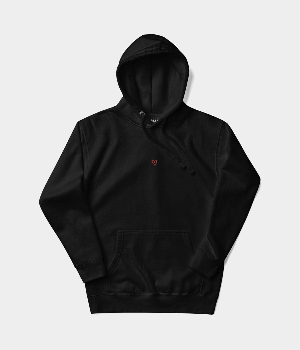 DRAWN HEART HOODIE.