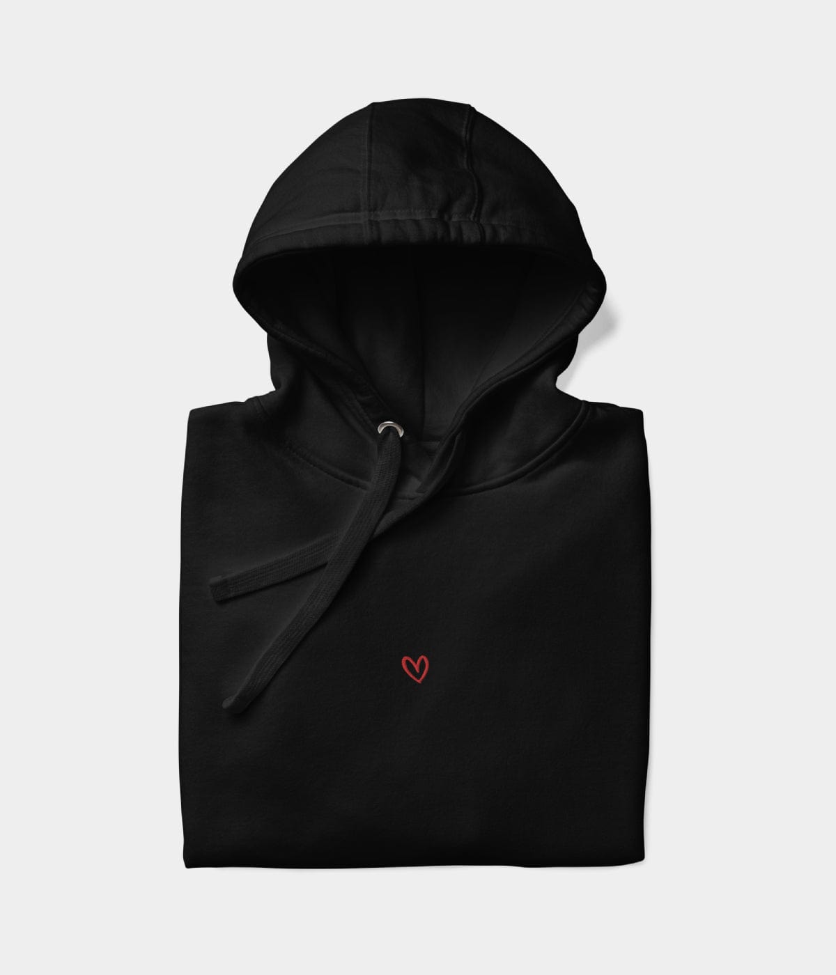 DRAWN HEART HOODIE.