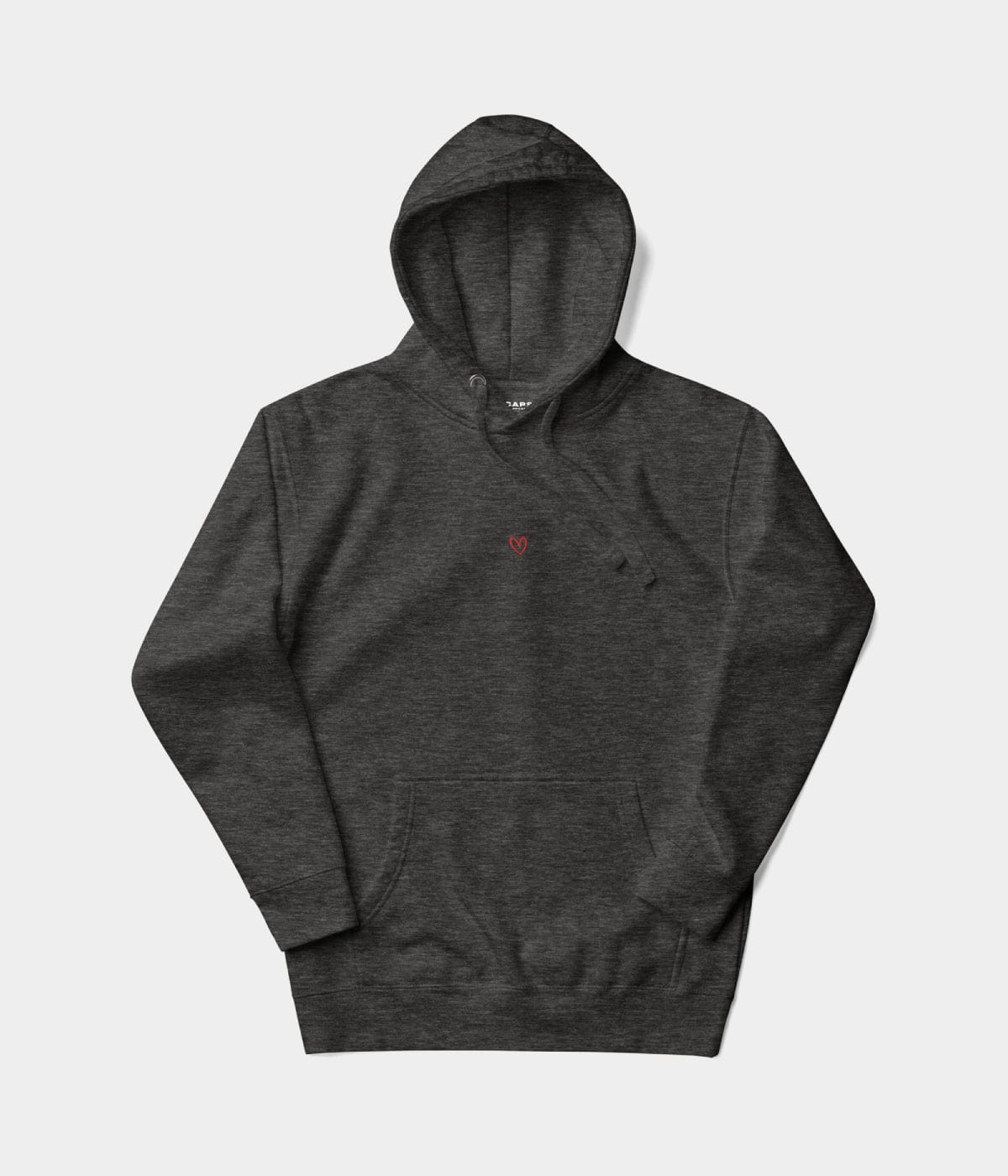 DRAWN HEART HOODIE.