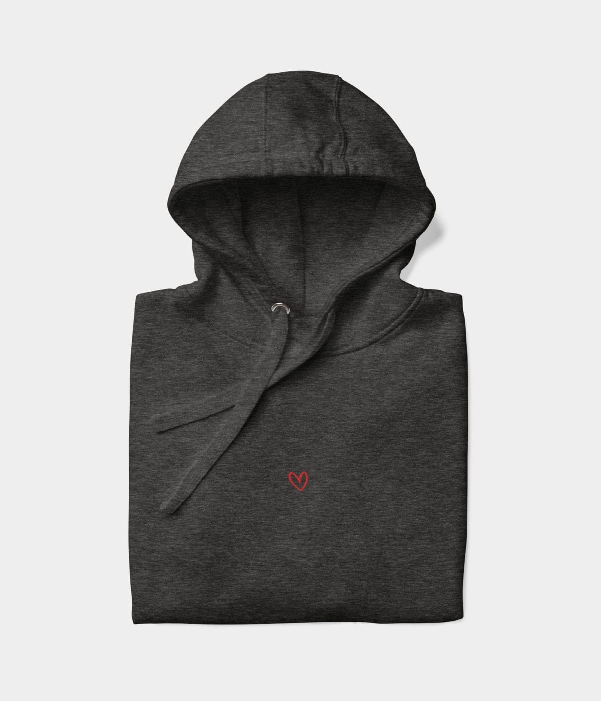 DRAWN HEART HOODIE.