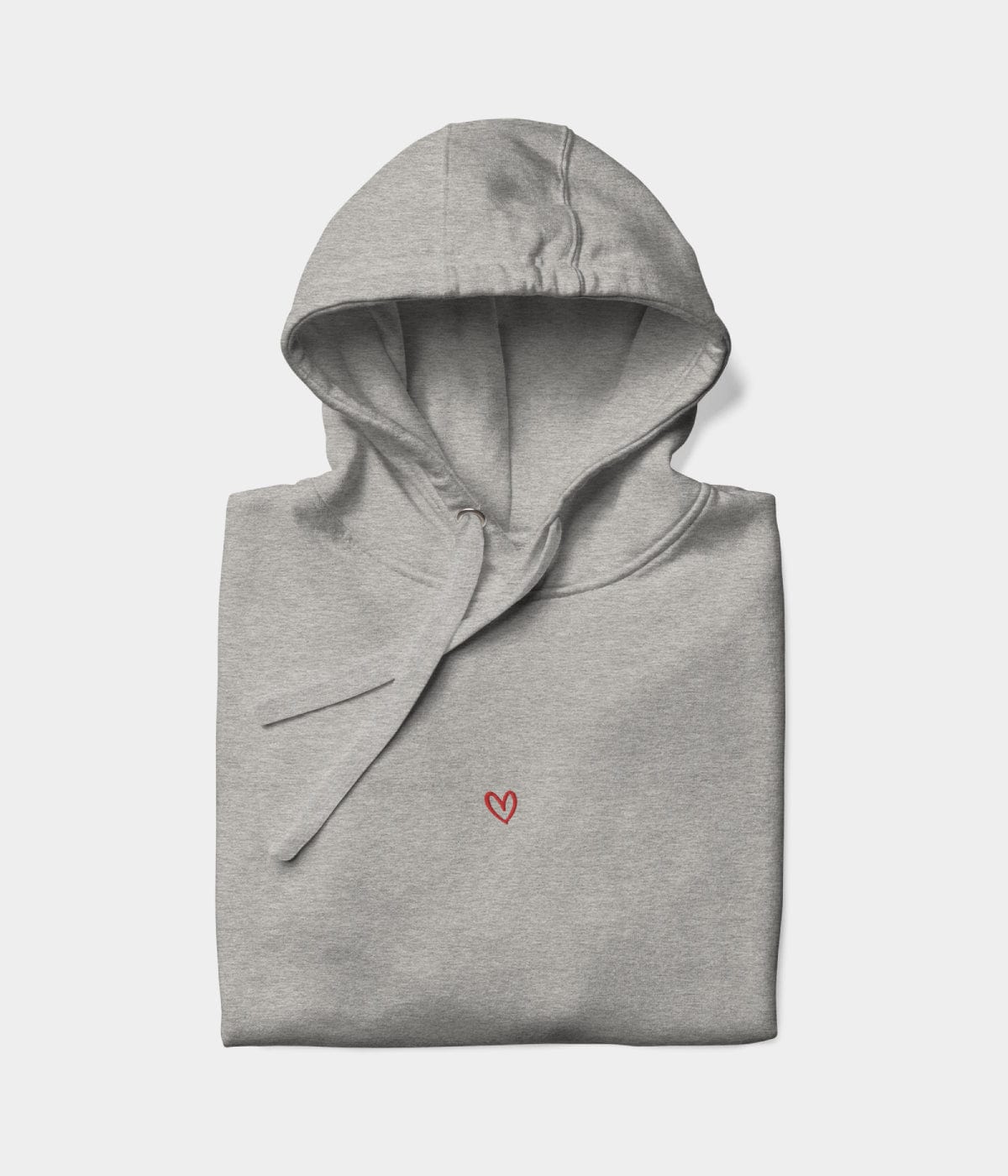 DRAWN HEART HOODIE.