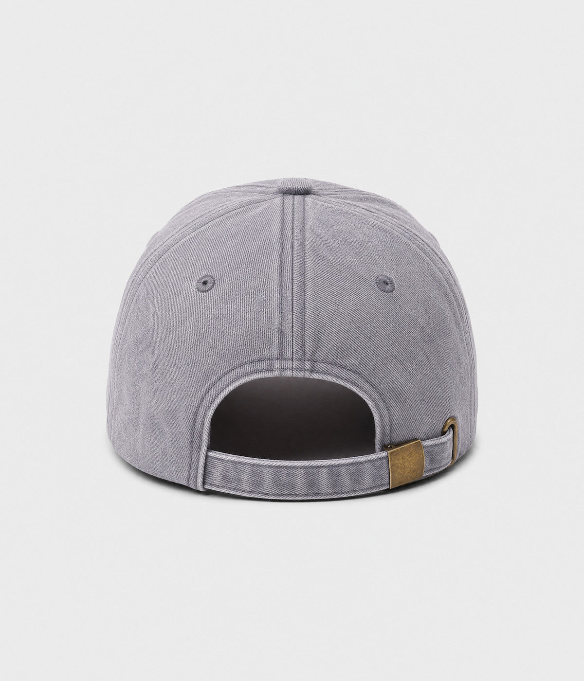 SUNDAY FOREVER. washed half-leopard dad cap in GRAY, back view
