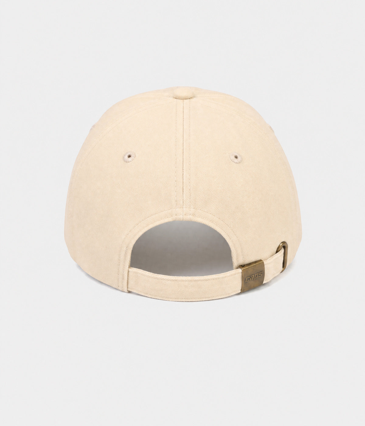 H. cap in BEIGE, back view