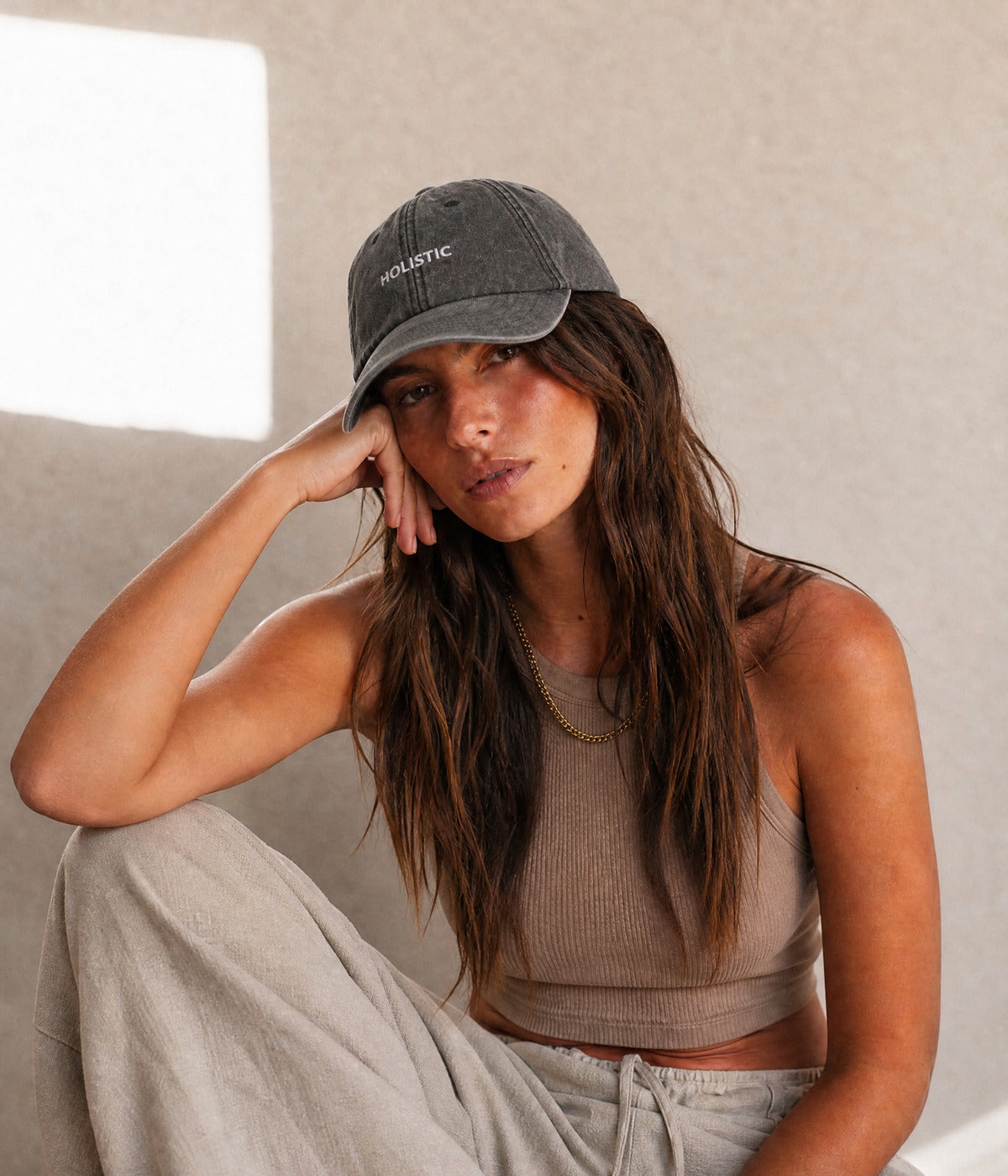 HOLISTIC. worn by a woman