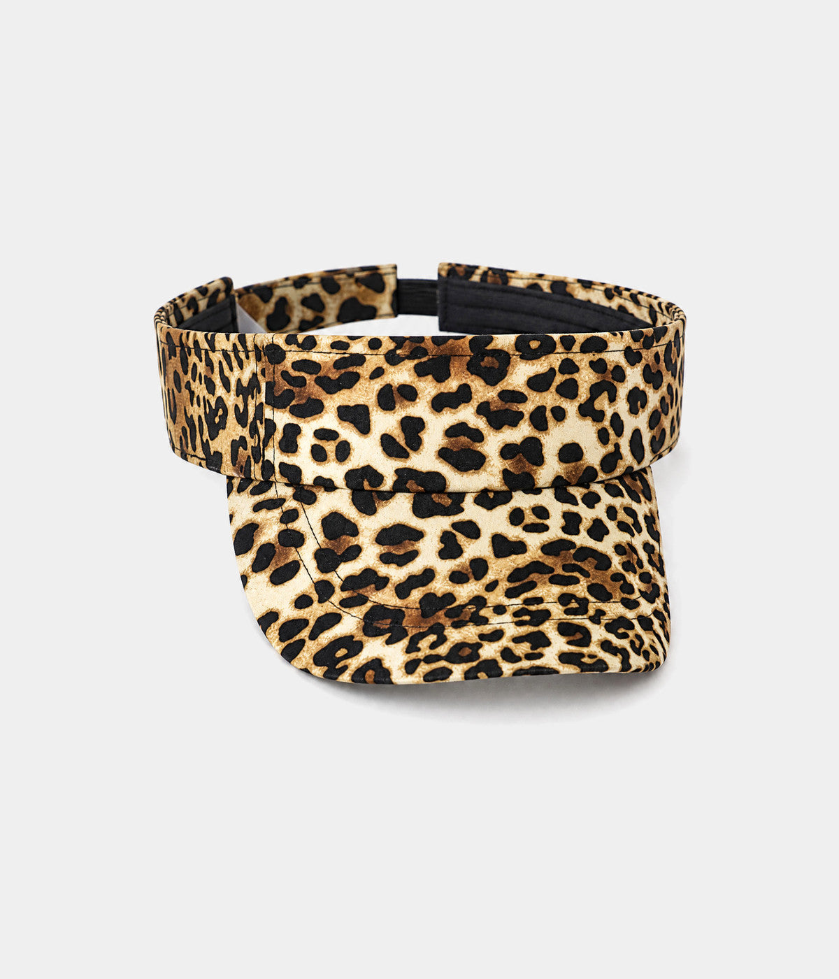 LEOPARD VISOR. visor in BROWN, front view