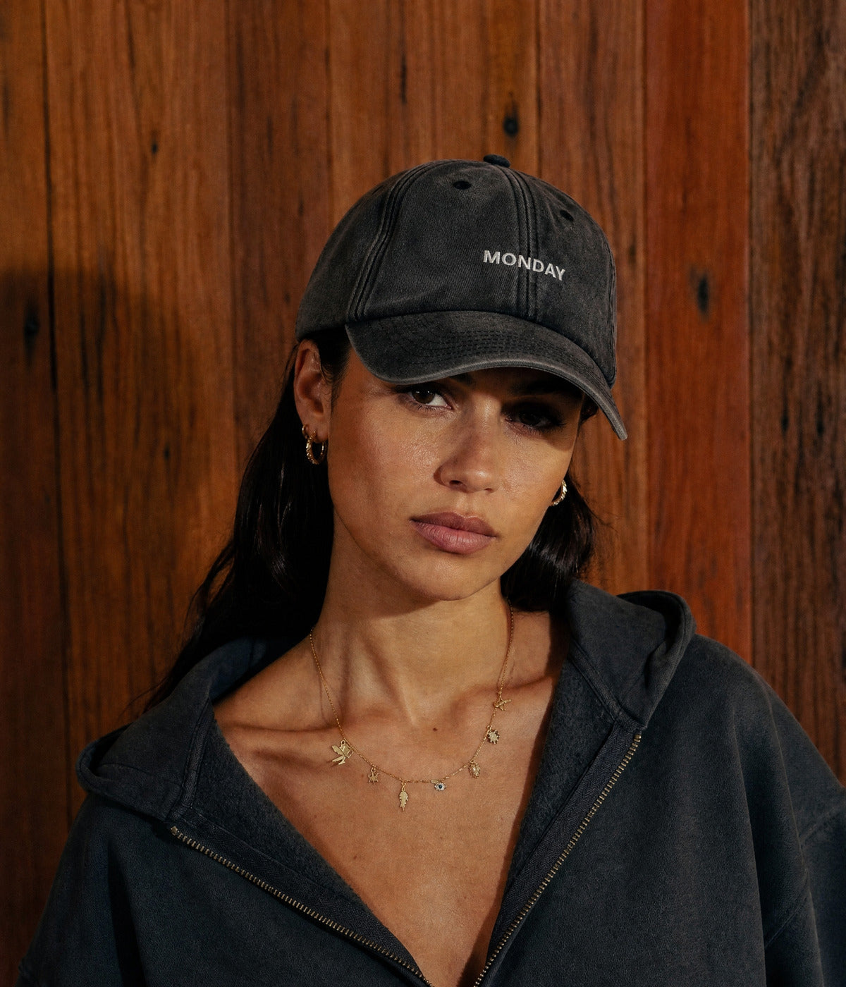 MONDAY. worn by a woman