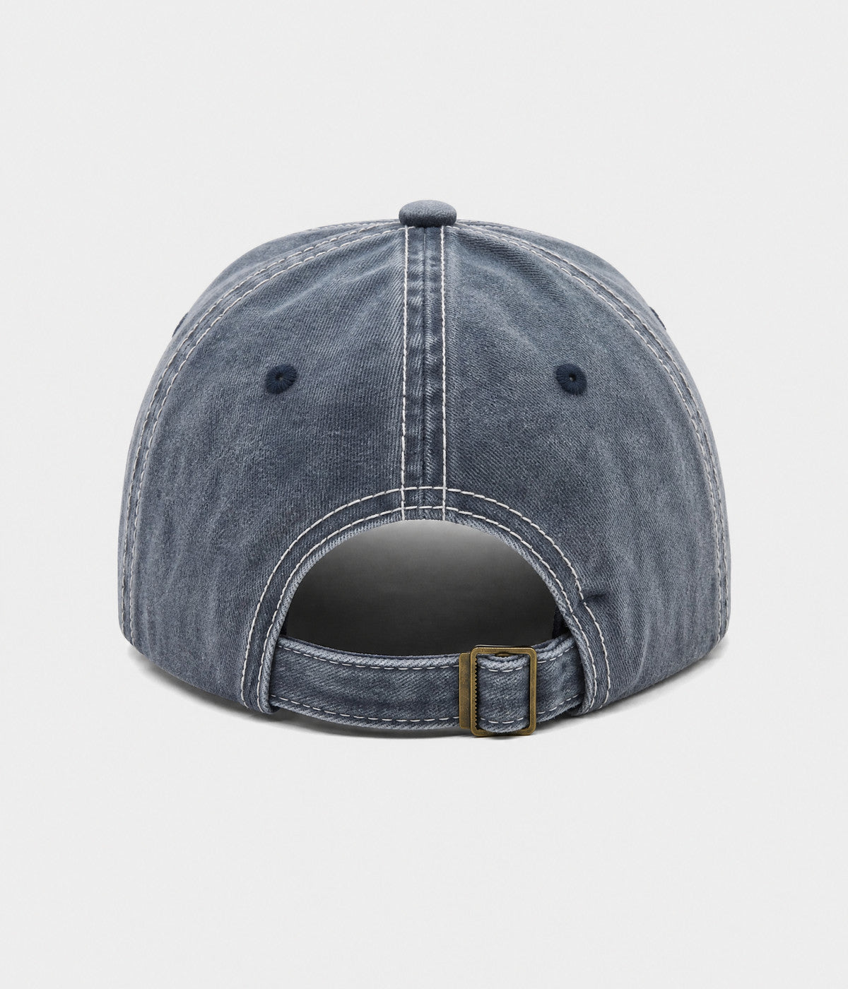 RETRO 1985. washed cotton cap in navy, back view