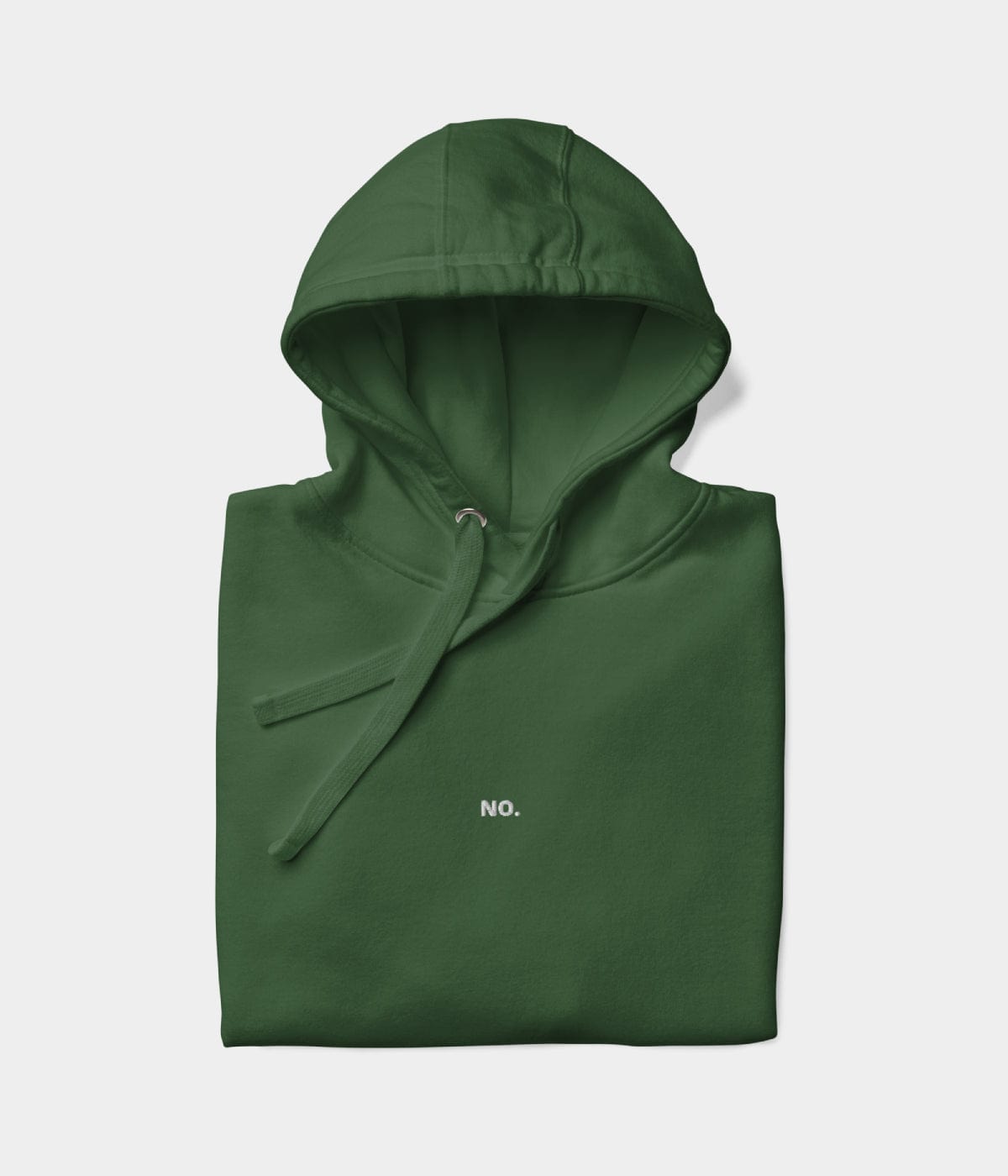 NO HOODIE.