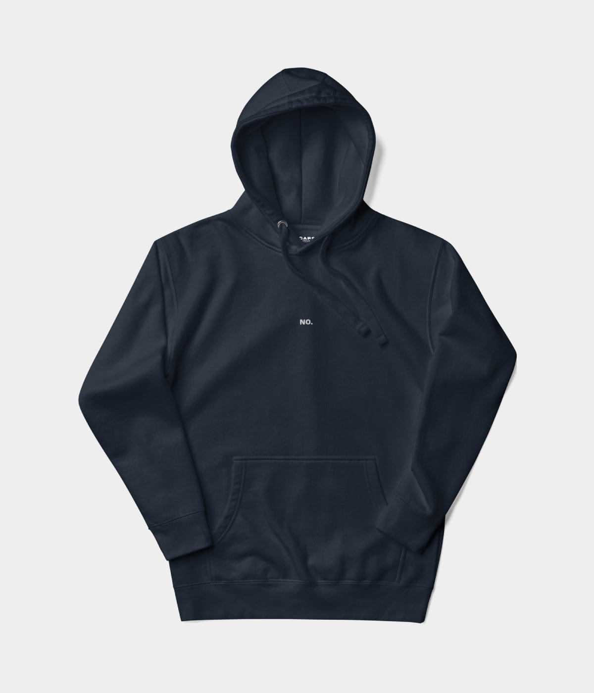 NO HOODIE.