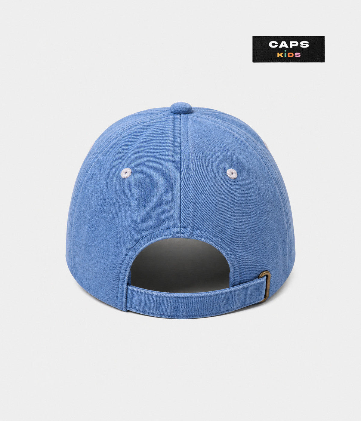 SUNNY DAY. cotton cap in blue, back view